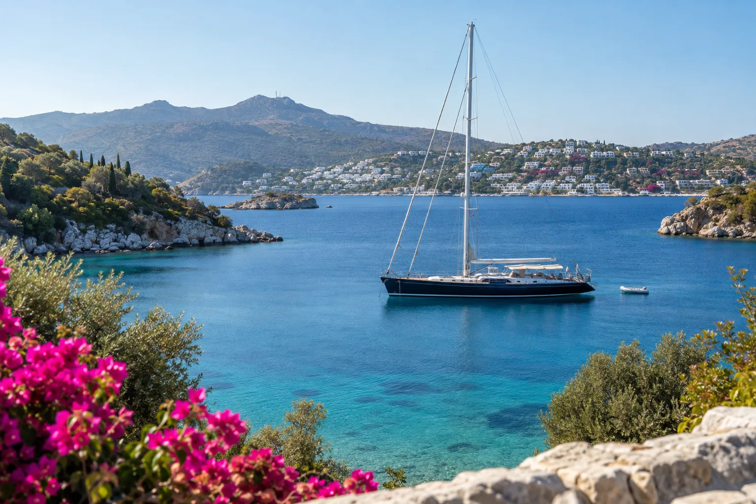 Bodrum yacht charter route